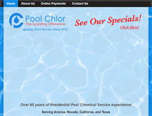 Tablet Screenshot of poolchloraz.com